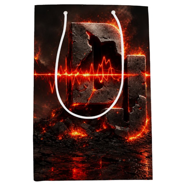 Volcanic Pulse DJ Mittlere Geschenktüte (Vorderseite)