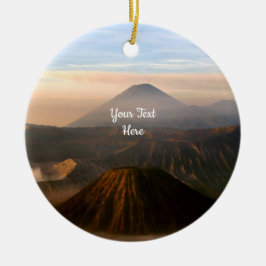 Volcano-Bergfotografie Keramik Ornament