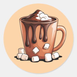 Volcano Hot Chocolate Dream Mug sticker