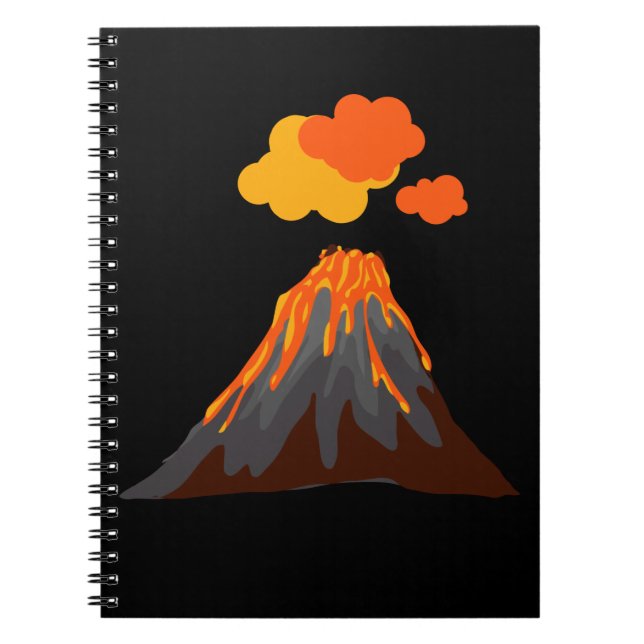 Volcano Lava Lover Notizblock (Vorderseite)