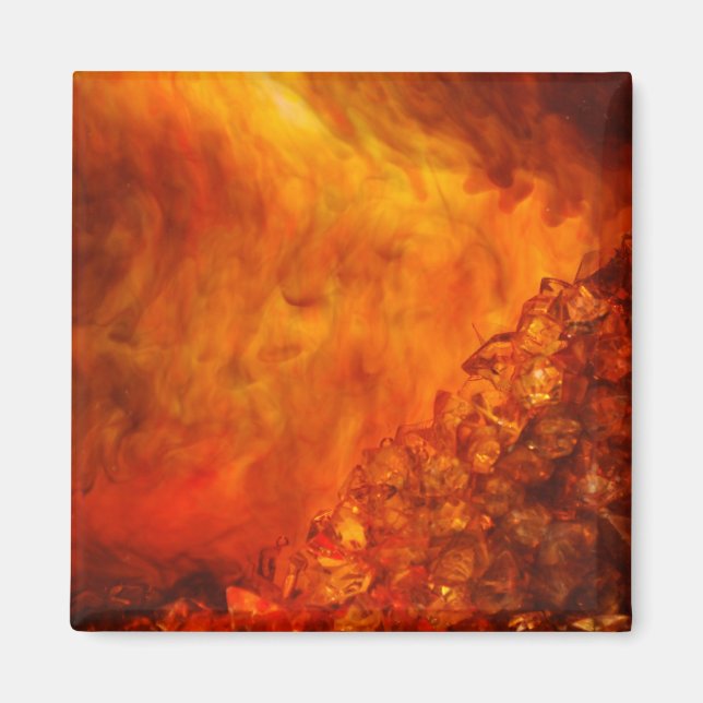 "Volcano"-Sammlung Original Lyrical Abstraction Magnet (Vorne)