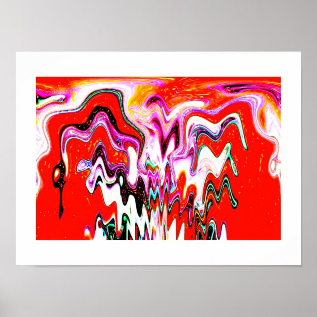 Volcano spirit art poster (Vorne)