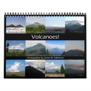 Volcanos Wall Calendar von J.W. Vater. Kalender
