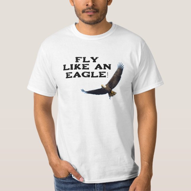 Voler Comme Un T-shirt D'Aigle (Devant)