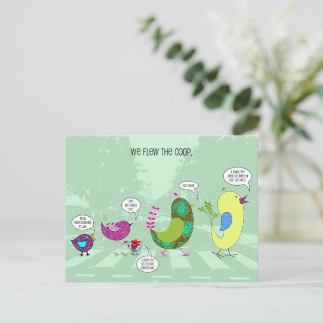 Voler Le Modèle Faire-part De Déplacement Coop (Debout devant)