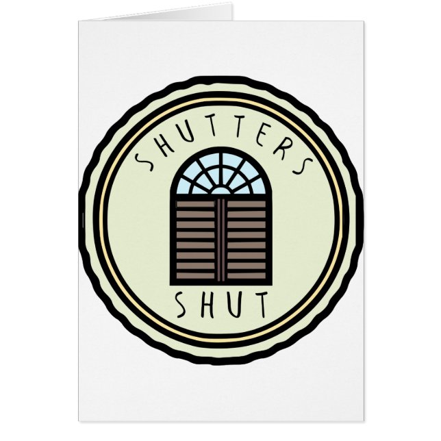 Volets fermés ! (Devant)