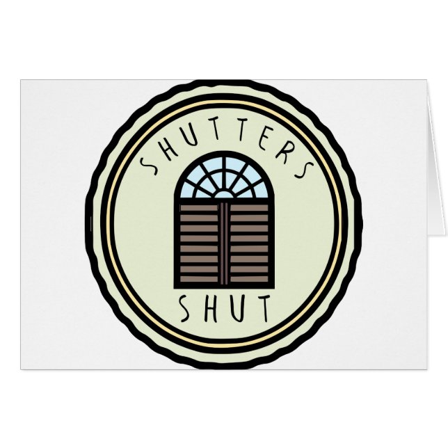 Volets fermés ! (Devant horizontal)