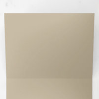 Invitation de mariage beige luxueuse en trois vole