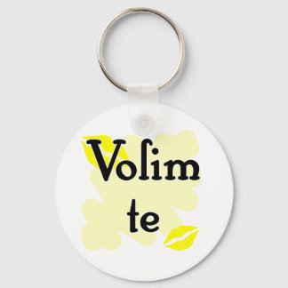 Volim te - Kroatisch - I Liebe Sie Schlüsselanhänger