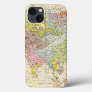Volkerkarte von Asien - Karte von Asien Case-Mate iPhone Hülle