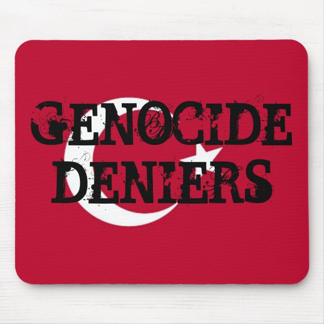Völkermord Deniers Maus Pad Mousepad (Vorne)