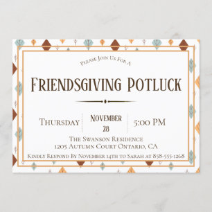 VolksHerbstlaub Friendsgiving Potluck Einladung