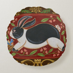 Volkskaninchen Rundes Kissen