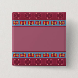 Volkskinnmuster Button