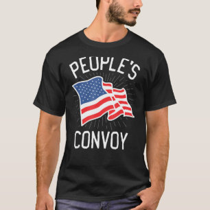 Volkskonvoi 2022 I identifiziert sich als US Truck T-Shirt