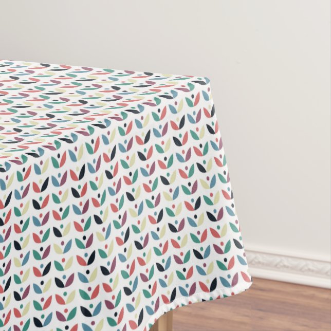 Volkskunst-geometrisches mit Blumenmuster Tischdecke (Beispiel)