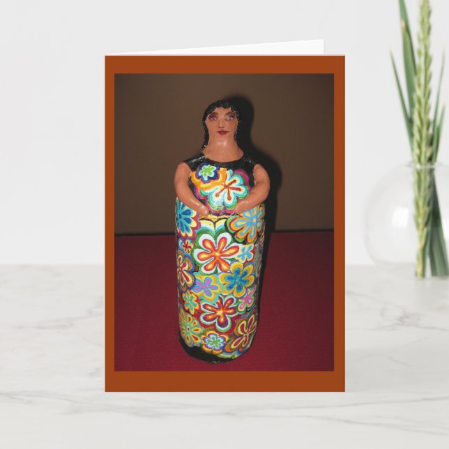 Volkskunst - MuuMuu Mutter Karte (Vorderseite)