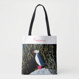 Volkskunst-Puffin Tasche