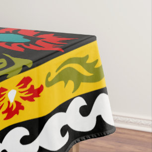 Volkskunst, suzani tischdecke