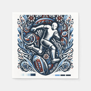 Volkskunst-Symphonie" Papier Napkins - Standa Serviette