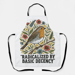 Volkslied-Vogel-Illustration für soziale Gerechtig Schürze
