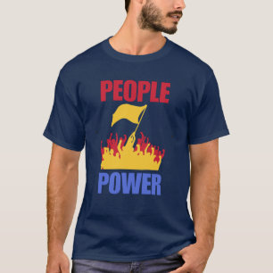 Volksmacht-Impeachment-Marcos-Korruptions-Protest- T-Shirt