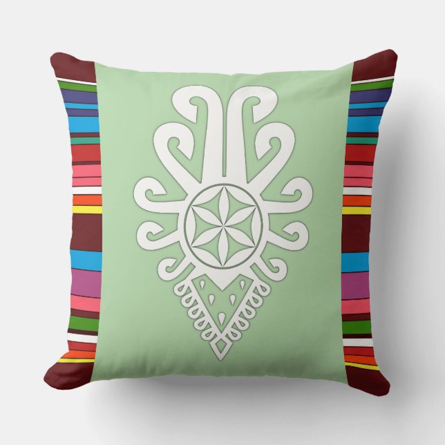 Volksmuster der polnischen Bergbewohner - Parzenic Kissen (Vorderseite)