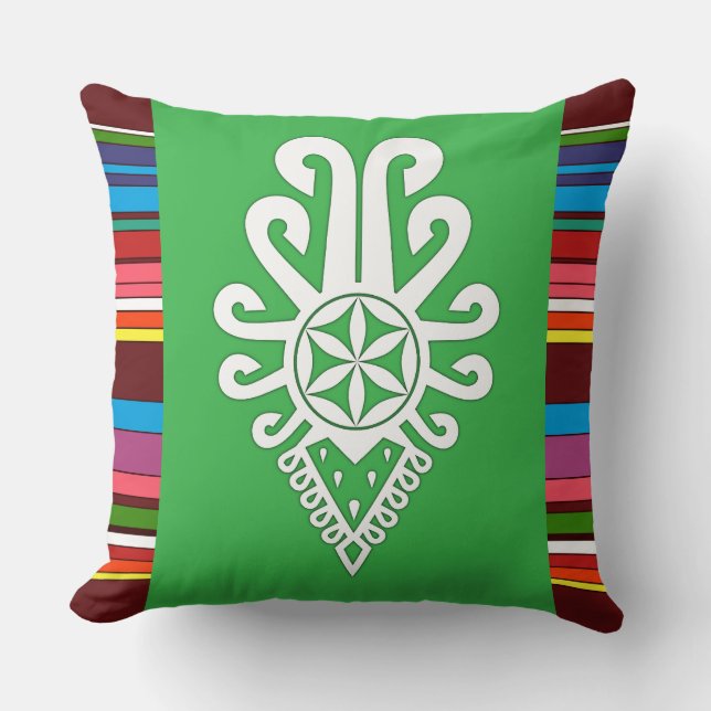 Volksmuster der polnischen Bergbewohner - Parzenic Kissen (Vorderseite)