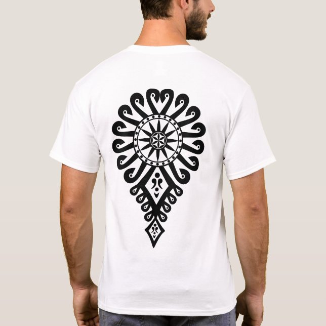 Volksmuster der polnischen Bergbewohner - Parzenic T-Shirt (Rückseite)