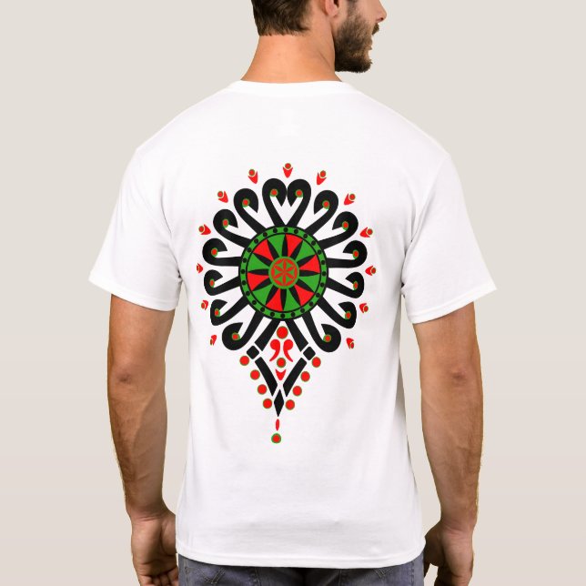 Volksmuster der polnischen Bergbewohner - Parzenic T-Shirt (Rückseite)