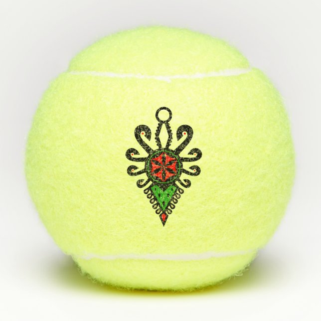 Volksmuster der polnischen Bergbewohner - Parzenic Tennisbälle (Vorderseite)