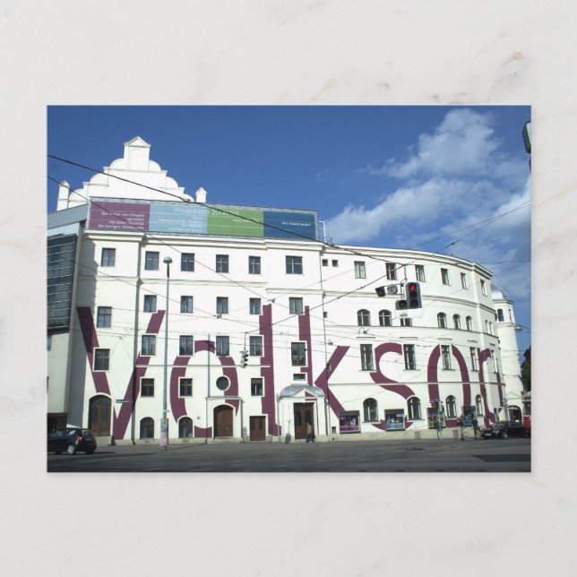 Volksoper, Wien, Österreich Postkarte (Vorderseite)