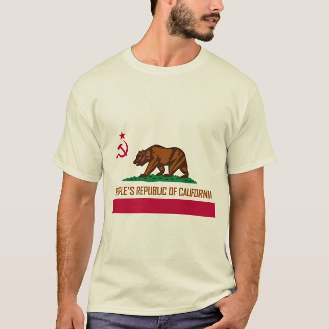 Volksrepublik von Kalifornien T-Shirt (Vorderseite)