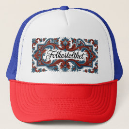 Volkstolthet (Norwegian Folk Pride) Hallingdal Fl Truckerkappe