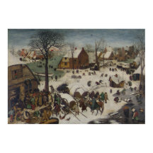Volkszählung in Bethlehem von Pieter Bruegel
