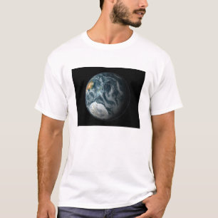 Voll - Ansicht der Erde, welche die Antarktis T-Shirt