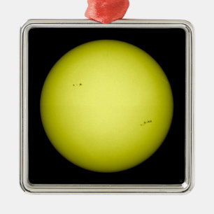 Voll - Ansicht des Sun Silbernes Ornament