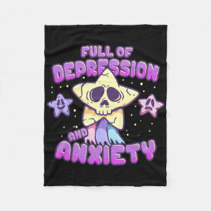 Voll Depression und Angst Star psychische Gesundhe Fleecedecke