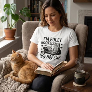 Voll gebuchte Katze T-Shirt