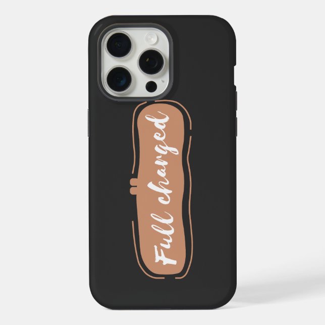 voll geladen iPhone 15 pro max hülle (Rückseite)