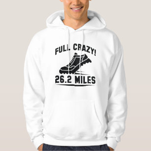 Voll verrückt 26,2 Meilen Hoodie