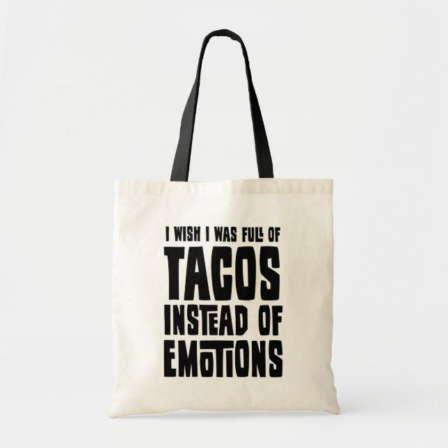 Voll von Tacos Tragetasche (Vorne)
