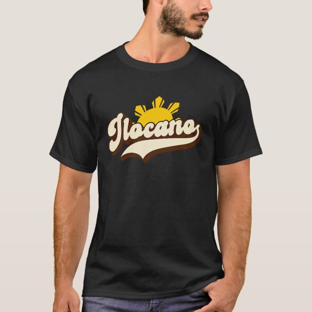 Vollblut Ilocano stilisierte Sonne aus der Philipp T-Shirt (Vorderseite)