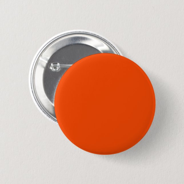 Vollblutorange Button (Vorne & Hinten)