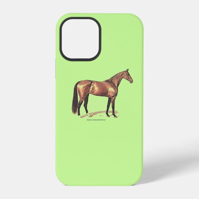 Vollblutpferd Case-Mate iPhone Case 12 Pro Hülle (Rückseite)