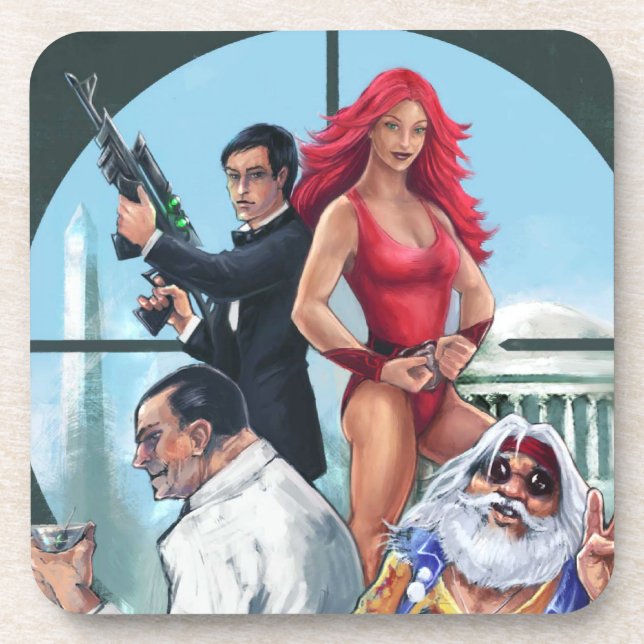 Volle Asyl-Korken-Untersetzer Untersetzer (Vorderseite)