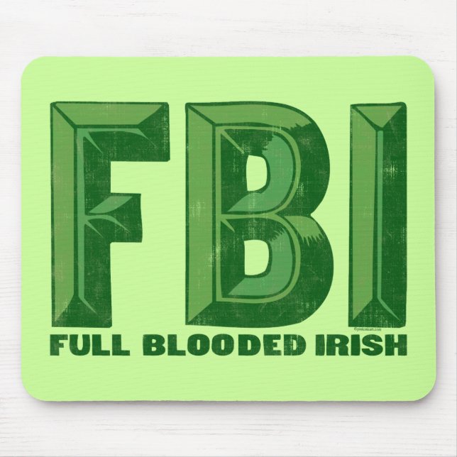 Volle Blooded Iren Mousepad (Vorne)