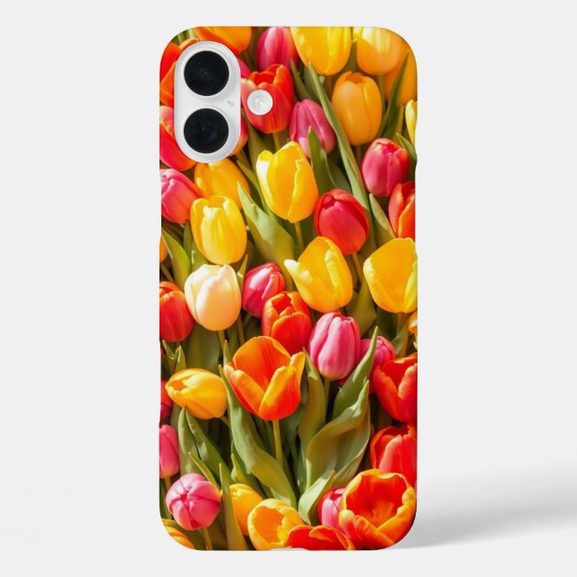 Volle Blütenstürme iPhone 16 Plus Hülle (Rückseite)