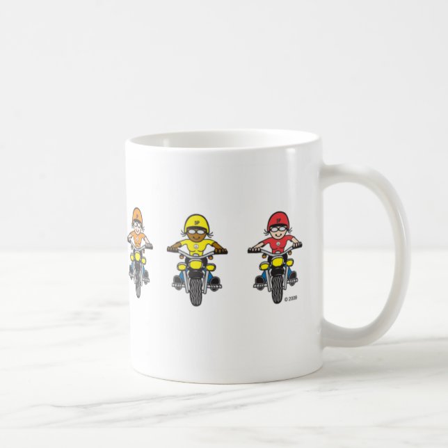 volle Entwurfs-Tasse des Reitvereins Kaffeetasse (Rechts)