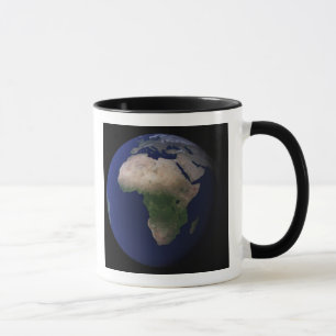 Volle Erde, die Afrika, Europa u. mittleres EA Tasse